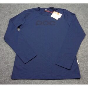 POC Trail Jersey Mens M Baron Blue Long Sleeve Performance Running Cycling NWT